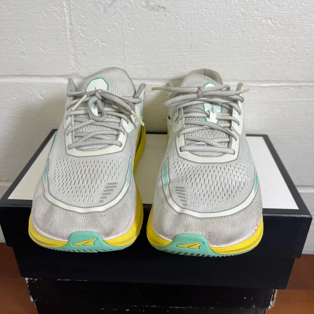 Altra Paradigm 6 AL0A5471270 Gray Yellow‎ Trail Running Shoes Sneaker Mens 11.5M